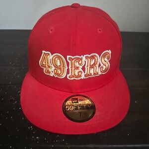 New Era Black and Red Cap